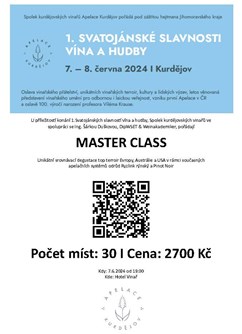 MasterClass Ryzlink Rýnský & Pinot Noir