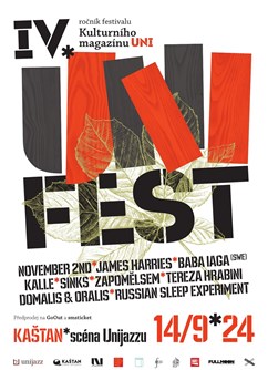 UNIfest 2024: November 2nd, Kalle, sinks, James Harries aj.