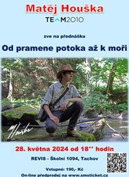 Matěj Houška: Přednáška "Od pramene potoka až k moři"
