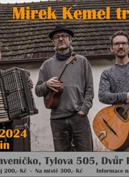 Mirek Kemel trio - koncert v kavárně