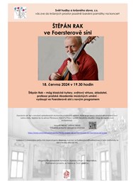 Štěpán Rak ve Foersterově síni