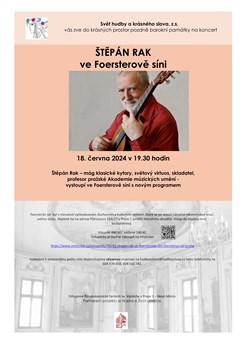 Štěpán Rak ve Foersterově síni