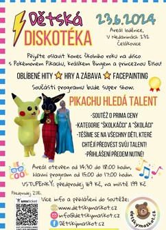 Dětská diskotéka s maskoty