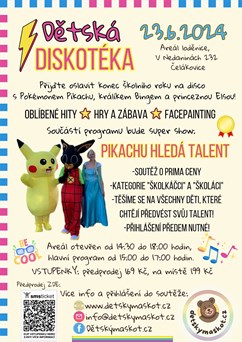 Dětská diskotéka s maskoty