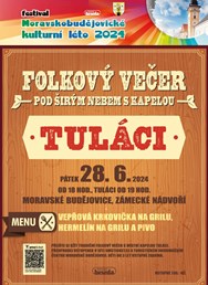 Folkový večer pod širým nebem s kapelou Tuláci