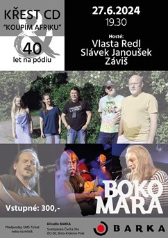 Bokomara slaví 40 + křest CD