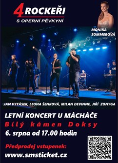 4 ROCKEŘI s operní pěvkyní - Letní koncert u Mácháče