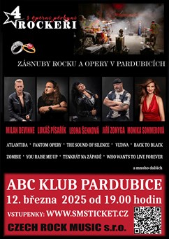 4 ROCKEŘI s operní pěvkyní
