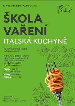 Škola vaření s Romanem Paulusem - Italská kuchyně