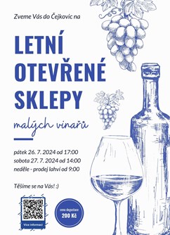 Letní otevřené sklepy 2024 Čejkovice