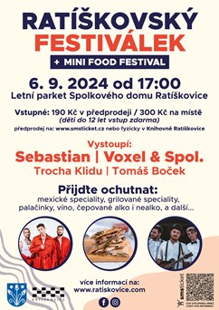 Ratíškovský festiválek + mini food festival 2024