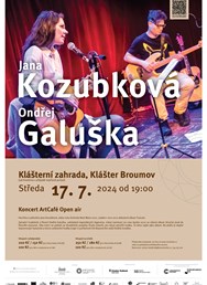 ArtCafé Open air: Jana Kozubková & Ondřej Galuška