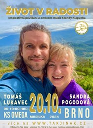 Život v radosti - Sandra Pogodová a Tomáš Lukavec / beseda