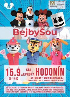 BEJBYŠOU - dětská diskopárty s vystoupením maskotů
