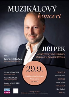 Muzikálový koncert | Jiří Pek & Smyčcový kvintet s klavírem