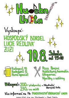 Hudební Lhota - Hospodský bordel, Lucie Redlová a Zuzi