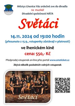 Divadelní představení "SVĚTÁCI" 
