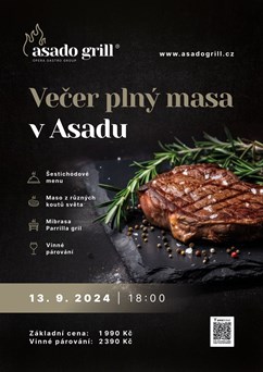 Večer plný masa v Asadu