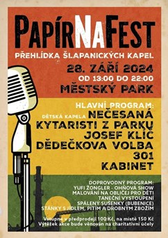 PapírNaFest - minifestival šlapanických hudebníků