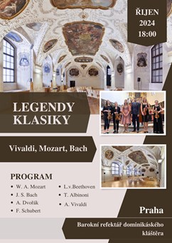 Legendy klasiky: Vivaldi, Mozart a Bach