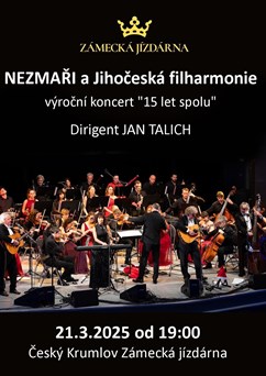 Nezmaři a Jihočeská filharmonie výročí "15 let spolu"