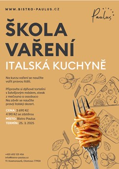 Škola vaření s Romanem Paulusem - Italská kuchyně