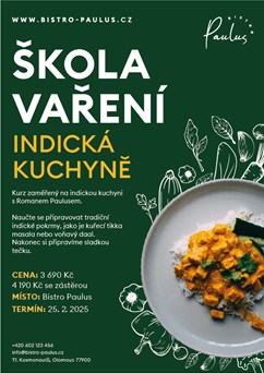 Škola vaření s Romanem Paulusem - Indická kuchyně