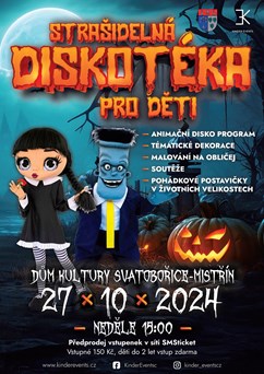 Strašidelná diskotéka pro děti