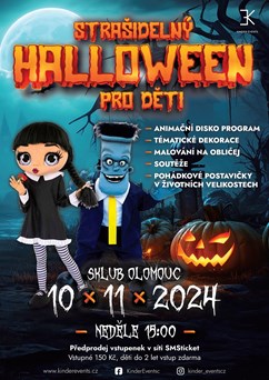 Strašidelný Halloween pro děti Olomouc - Sklub