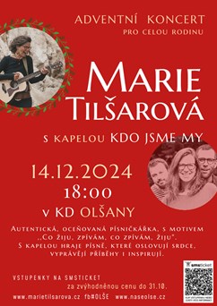 Marie Tilšarová & Kdo jsme my - adventní koncert