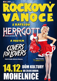 Rockový Vánoce s kapelami Herrgott a Covers for Lovers
