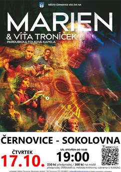 MARIEN a Víťa Troníček v Černovicích