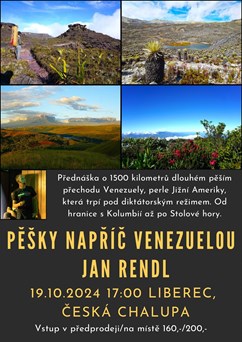 Pěšky napříč Venezuelou - Jan Rendl (Liberec)