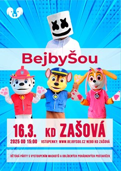 BEJBYŠOU - dětská diskopárty s vystoupením maskotů