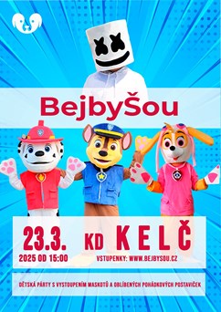 BEJBYŠOU - dětská diskopárty s vystoupením maskotů