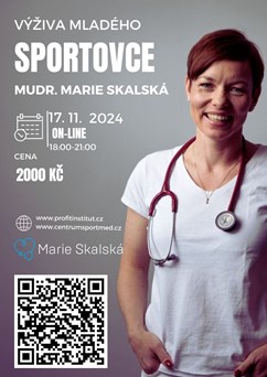 MUDr. Marie Skalská: Výživa mladého sportovce on-line