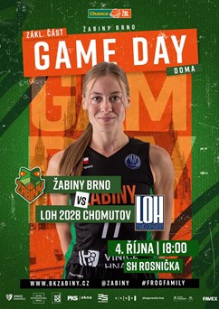 VIP Chance ŽBL: Žabiny Brno - LOH 2028 Chomutov