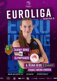 Euroliga: Žabiny Brno - Olympiakos