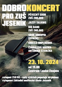 Benefiční koncert pro ZUŠ Jeseník