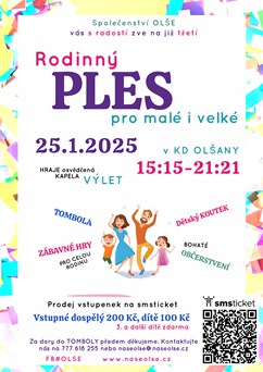 Rodinný ples pro malé i velké