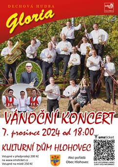 Vánoční koncert Dechová hudba Gloria
