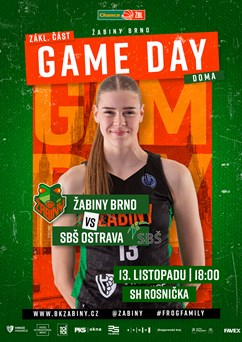 VIP Chance ŽBL: Žabiny Brno - SBŠ Ostrava