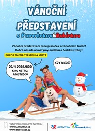 Vánoční představení s Pomněnkou a Rubínkou