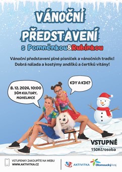 Vánoční představení s Pomněnkou a Rubínkou