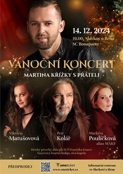 Vánoční koncert Martina Křížky a hostů