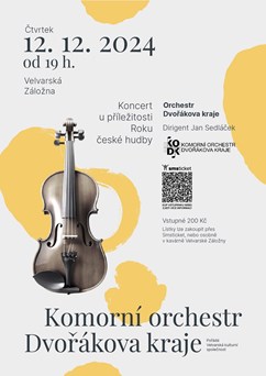 Koncert Kom.orchestru Dvořákova kraje k Roku české hudby