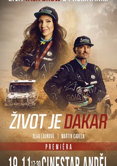 Premiéra filmu ŽIVOT JE DAKAR s živou talk show