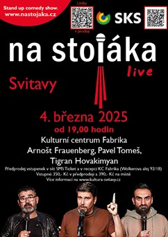 Na stojáka live: T. Hovakimyan – P. Tomeš – A. Frauenberg