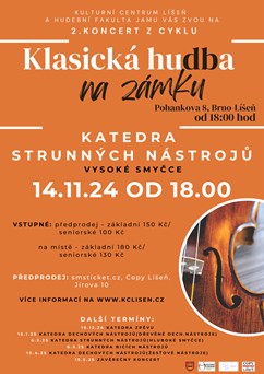 Klasická hudba na zámku (Katedra strunných nástrojů)