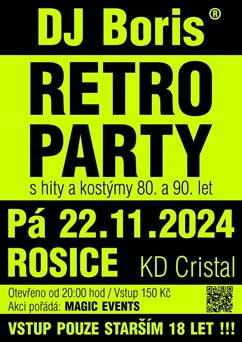 DJ Boris - Rosice - Retro párty (18+)